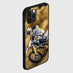 Чехол для iPhone 12 Pro Max HUSQVARNA ХУСКВАРНА SPORT, цвет: 3D-черный — фото 2