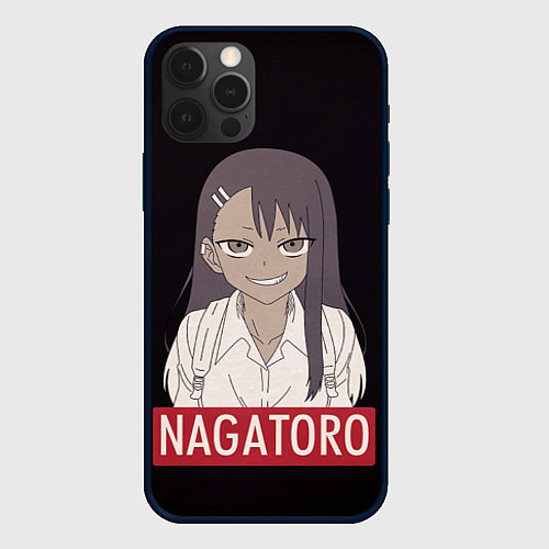 Чехол iPhone 12 Pro Max Miss Nagatoro / 3D-Черный – фото 1