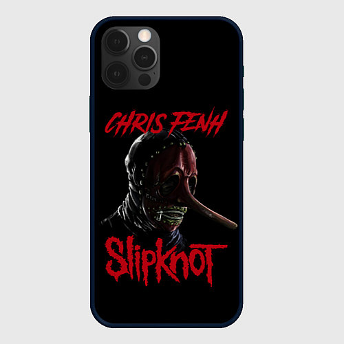 Чехол iPhone 12 Pro Max CHRIS FENH SLIPKNOT СЛИПКНОТ Z / 3D-Черный – фото 1