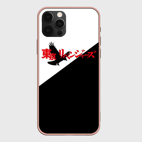 Чехол iPhone 12 Pro Max Tokyo Revengers Токийские Мстители Logo Z / 3D-Светло-розовый – фото 1