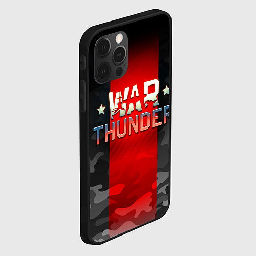 Чехол iPhone 12 Pro Max WAR THUNDER ВАР ТАНДЕР / 3D-Черный – фото 2