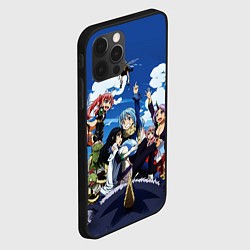 Чехол для iPhone 12 Pro Max Мое перерождение в слизь, цвет: 3D-черный — фото 2
