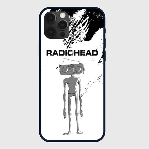 Чехол iPhone 12 Pro Max Radiohead Радиохед Z / 3D-Черный – фото 1