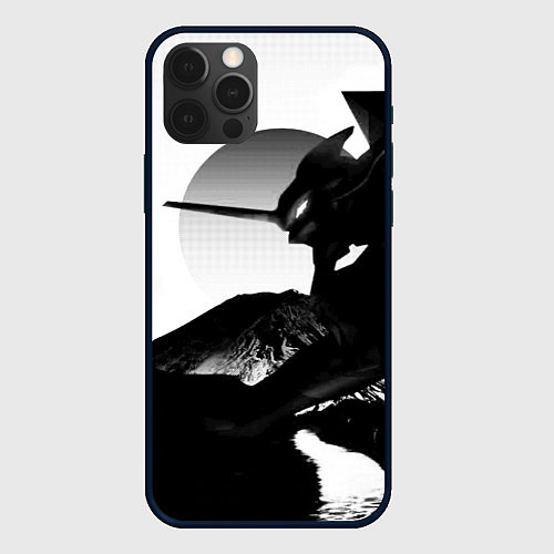 Чехол iPhone 12 Pro Max ЗАКАТ ЕВАНГЕЛИОН / 3D-Черный – фото 1