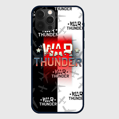 Чехол iPhone 12 Pro Max WAR THUNDER ВАР ТАНДЕР / 3D-Черный – фото 1