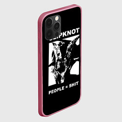 Чехол для iPhone 12 Pro Max People shit, цвет: 3D-малиновый — фото 2