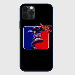 Чехол для iPhone 12 Pro Max Logo LB, цвет: 3D-черный