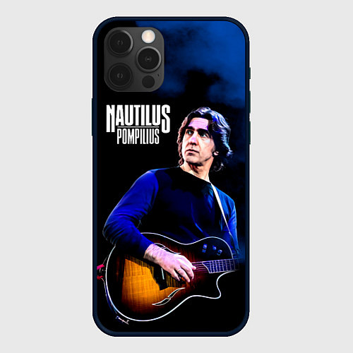 Чехол iPhone 12 Pro Max Вячеслав Бутусов Nautilus Pompilius / 3D-Черный – фото 1