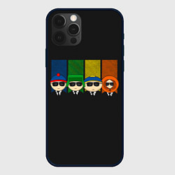 Чехол для iPhone 12 Pro Max South park FBI, цвет: 3D-черный