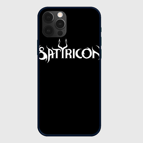 Чехол iPhone 12 Pro Max Satyricon / 3D-Черный – фото 1