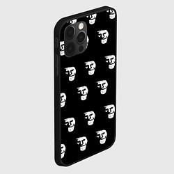 Чехол для iPhone 12 Pro Max Dark trollface, цвет: 3D-черный — фото 2