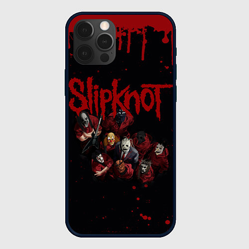 Чехол iPhone 12 Pro Max SLIPKNOT СЛИПКНОТ Z / 3D-Черный – фото 1