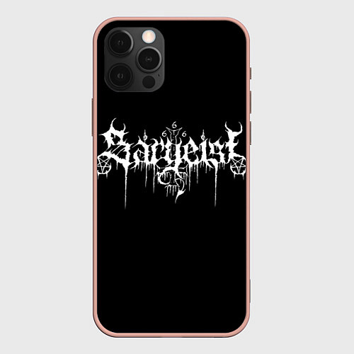 Чехол iPhone 12 Pro Max Sargeist / 3D-Светло-розовый – фото 1