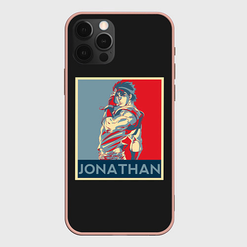 Чехол iPhone 12 Pro Max Jonathan JoJo / 3D-Светло-розовый – фото 1