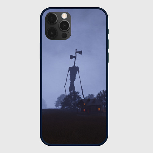 Чехол iPhone 12 Pro Max СИРЕНОГОЛОВЫЙ У ДОМА / 3D-Черный – фото 1