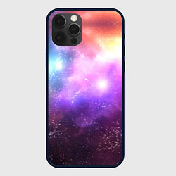 Чехол для iPhone 12 Pro Max Космос, сияние и звезды, цвет: 3D-черный