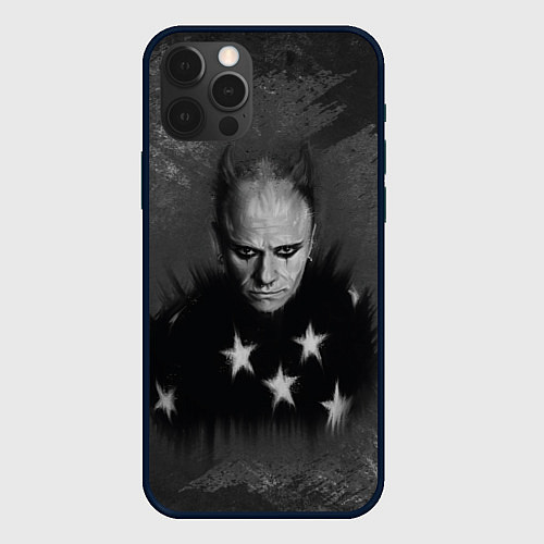 Чехол iPhone 12 Pro Max Keith Charles Flint Кит Флинт Z / 3D-Черный – фото 1