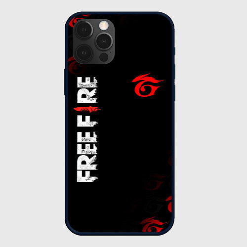 Чехол iPhone 12 Pro Max GARENA FREE FIRE / 3D-Черный – фото 1