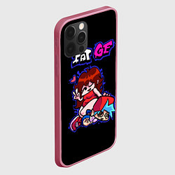 Чехол для iPhone 12 Pro Max Boyfriend and Girlfriend - FNF, цвет: 3D-малиновый — фото 2