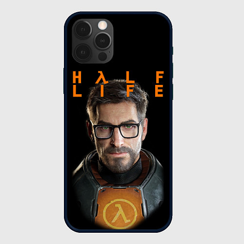 Чехол iPhone 12 Pro Max HALF-LIFE FREEMAN ФРИМАН Z / 3D-Черный – фото 1