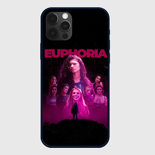 Чехол iPhone 12 Pro Max Euphoria team / 3D-Черный – фото 1