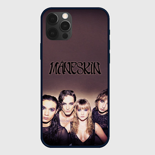 Чехол iPhone 12 Pro Max Maneskin / 3D-Черный – фото 1
