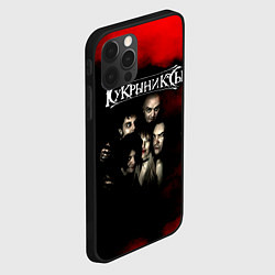 Чехол для iPhone 12 Pro Max Группа Кукрыниксы, цвет: 3D-черный — фото 2