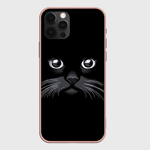 Чехол iPhone 12 Pro Max Кот Журбей / 3D-Светло-розовый – фото 1