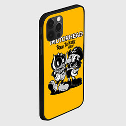 Чехол для iPhone 12 Pro Max Motorhead x Cuphead, цвет: 3D-черный — фото 2