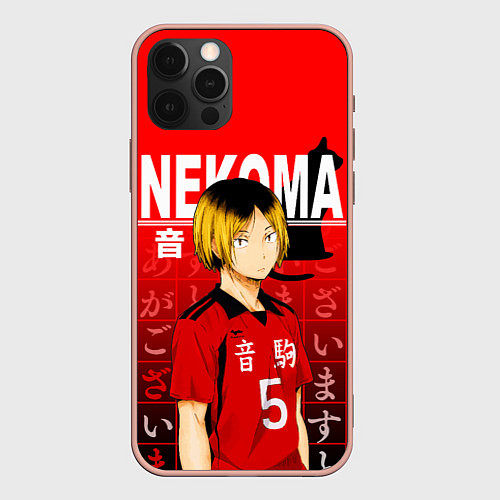 Чехол iPhone 12 Pro Max КЕНМА КОЗУМЕ KOZUME KENMA / 3D-Светло-розовый – фото 1