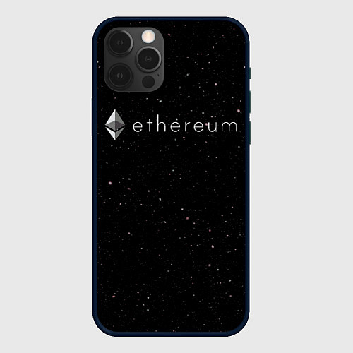 Чехол iPhone 12 Pro Max Ethereum / 3D-Черный – фото 1