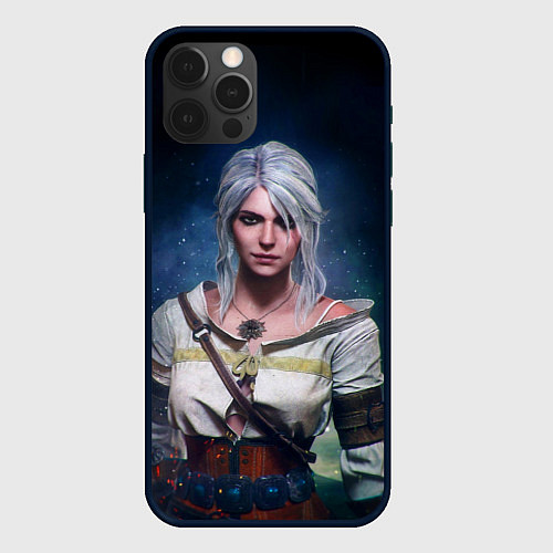 Чехол iPhone 12 Pro Max Ciri / 3D-Черный – фото 1
