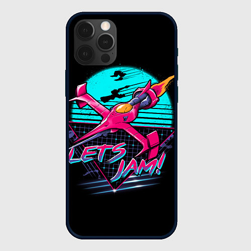 Чехол iPhone 12 Pro Max Cowboy Bebop, Lets Jam / 3D-Черный – фото 1