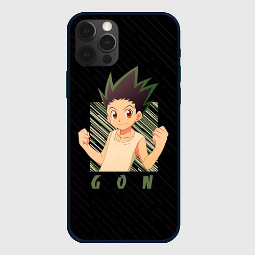 Чехол iPhone 12 Pro Max Гон Фрикс Охотник x охотник / 3D-Черный – фото 1