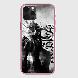 Чехол для iPhone 12 Pro Max Ghostemane, цвет: 3D-малиновый