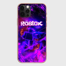 Чехол для iPhone 12 Pro Max MUSIC ROBLOX РОБЛОКС Z, цвет: 3D-светло-розовый