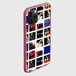 Чехол для iPhone 12 Pro Max The Crush Tour - Bon Jovi, цвет: 3D-малиновый — фото 2
