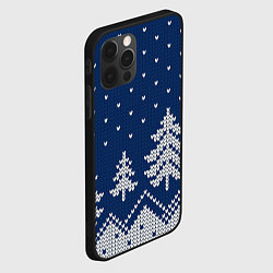 Чехол для iPhone 12 Pro Max Зимняя ночь, цвет: 3D-черный — фото 2