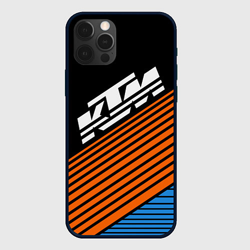 Чехол iPhone 12 Pro Max KTM КТМ Z / 3D-Черный – фото 1