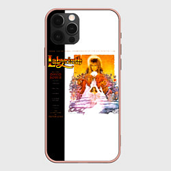 Чехол для iPhone 12 Pro Max Labyrinth - David Bowie, цвет: 3D-светло-розовый
