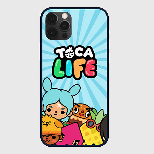 Чехол iPhone 12 Pro Max Toca Life World / 3D-Черный – фото 1