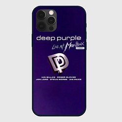 Чехол для iPhone 12 Pro Max Deep Purple - Live at Montreux 1996, цвет: 3D-черный