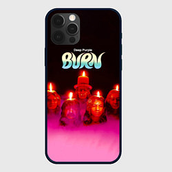 Чехол для iPhone 12 Pro Max Deep Purple - Burn, цвет: 3D-черный