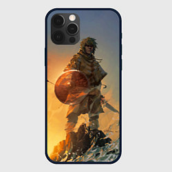 Чехол iPhone 12 Pro Max Винланд стоит на скале сага