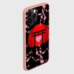 Чехол для iPhone 12 Pro Max Сакура Япония Japan Z, цвет: 3D-светло-розовый — фото 2