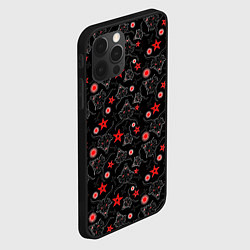 Чехол для iPhone 12 Pro Max Сатана, цвет: 3D-черный — фото 2