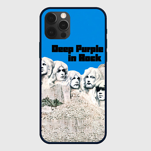 Чехол iPhone 12 Pro Max Deep Purple in Rock / 3D-Черный – фото 1