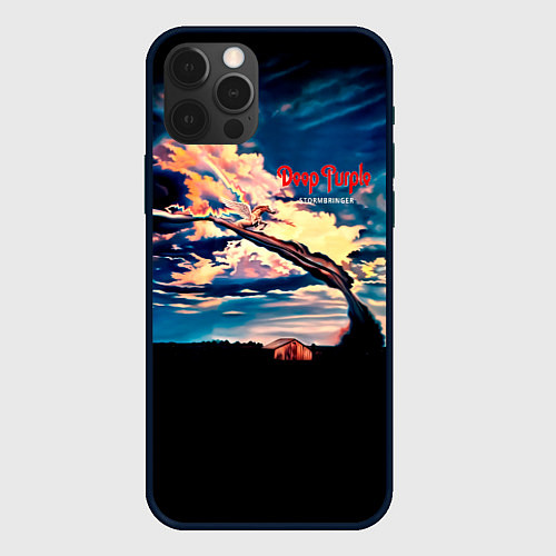 Чехол iPhone 12 Pro Max Deep Purple - Stormbringer / 3D-Черный – фото 1