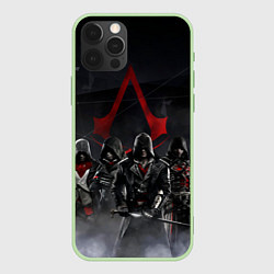 Чехол для iPhone 12 Pro Max All Assassins, цвет: 3D-салатовый