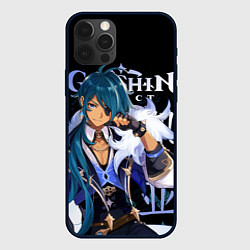 Чехол для iPhone 12 Pro Max Кэйа Genshin Impact, цвет: 3D-черный